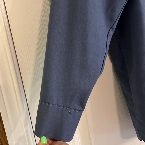 Red Kap 1923 Men’s Work Wear Button-Up Long Sleeve Mechanic Blue Shirt Size 3XL - Picture 5 of 11